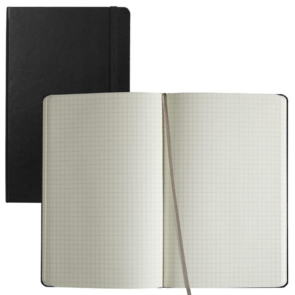 Cahier Moleskine Classic Collection couverture rigide, format DIN A5 quadrillé, 240 pages