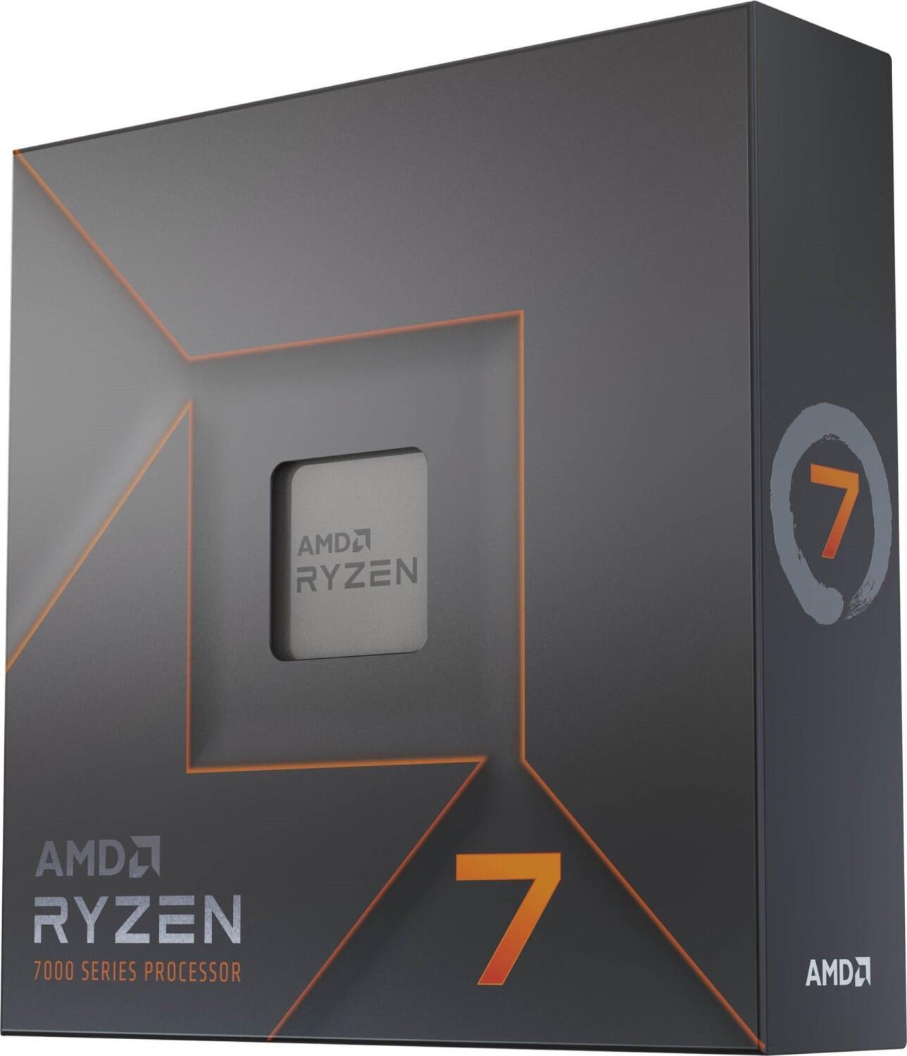 AMD Ryzen 7 7700X, 4,5 GHz AM5 8 cœurs, 16 threads, boîtier sans ventilateur