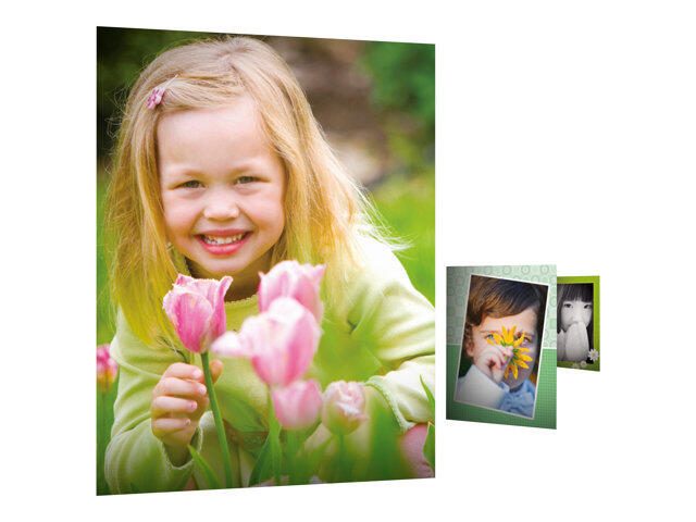 Papier photo HP Everyday - papier brillant - A4 (210 x 297 mm) - 200 g/m² - 100 feuilles - pour Deskjet 2050 J510, 3050