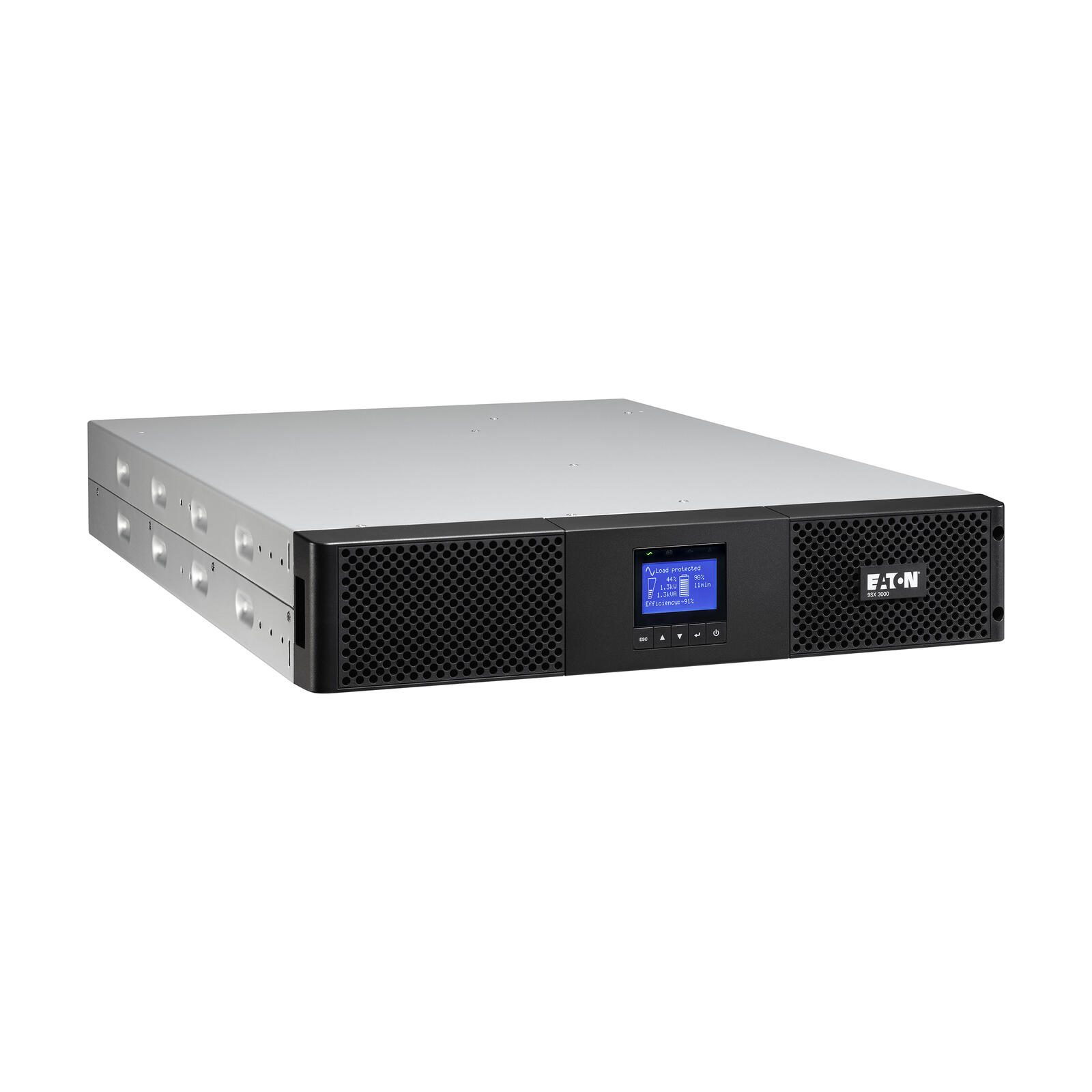 Onduleur Eaton 9SX 2700W 3000VA, entrée C20, 9 sorties, 2U, 9SX3000IR