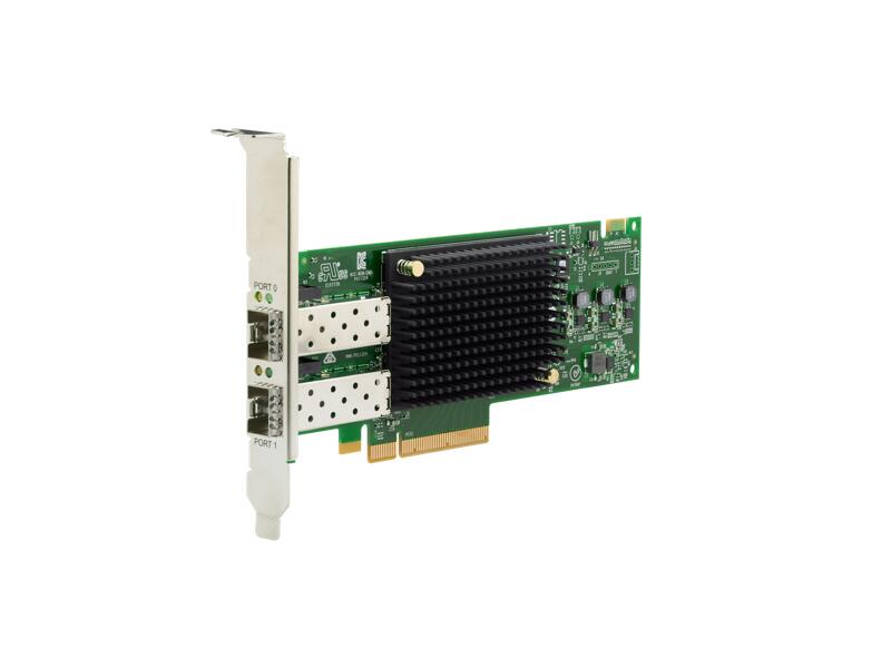 Adaptateur hôte Fibre Channel HPE 2 ports, 32 Gbit/s, SN1610ER2J63A