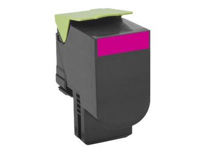 Toner Lexmark Original 802XM magenta 4 000 pages (80C2XM0) pour CX510de/dhe/dthe