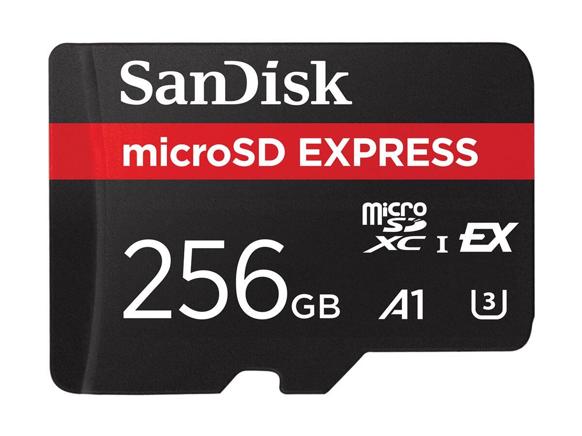 SanDisk Express Carte microSDXC 256 Go 880 Mo/s, 650 Mo/s, A1, U3, C10