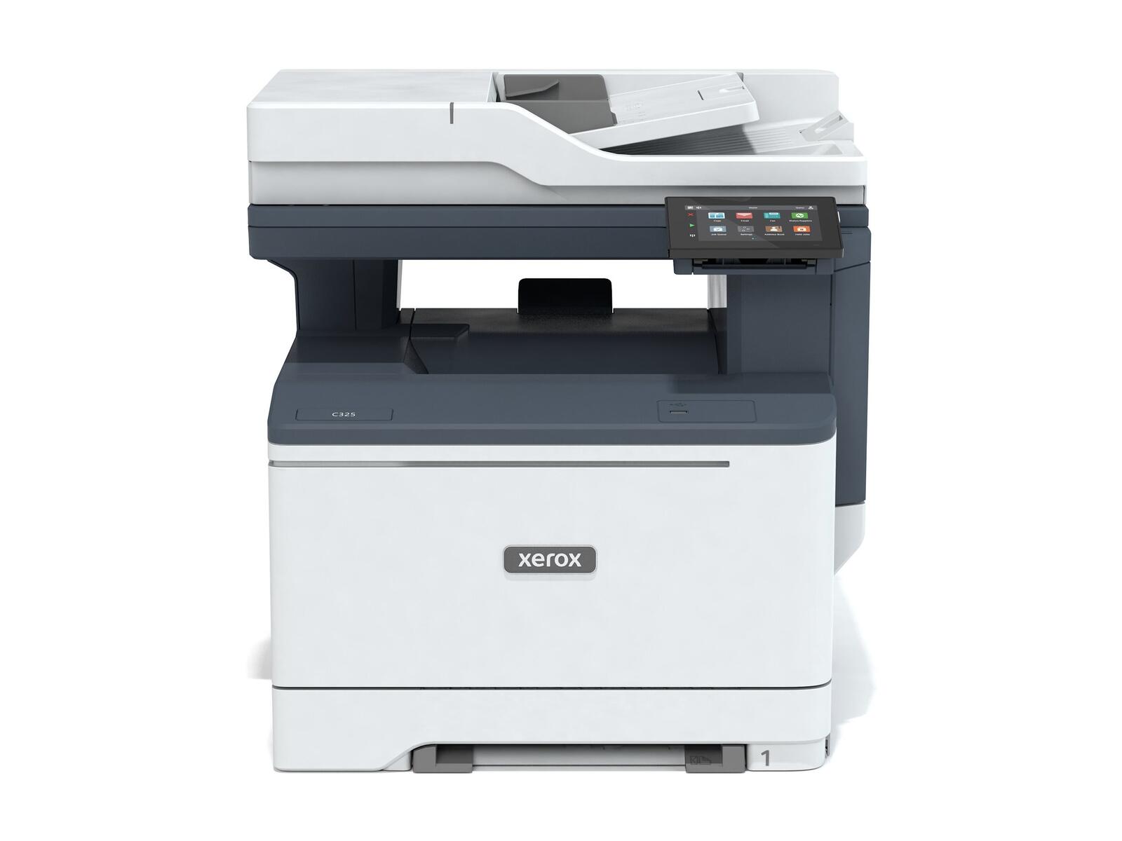 Imprimante multifonction laser Xerox C325 format A4, 4-en-1, imprimante, scanner, photocopieur, fax, USB, LAN, Wi-Fi, recto-verso automatique