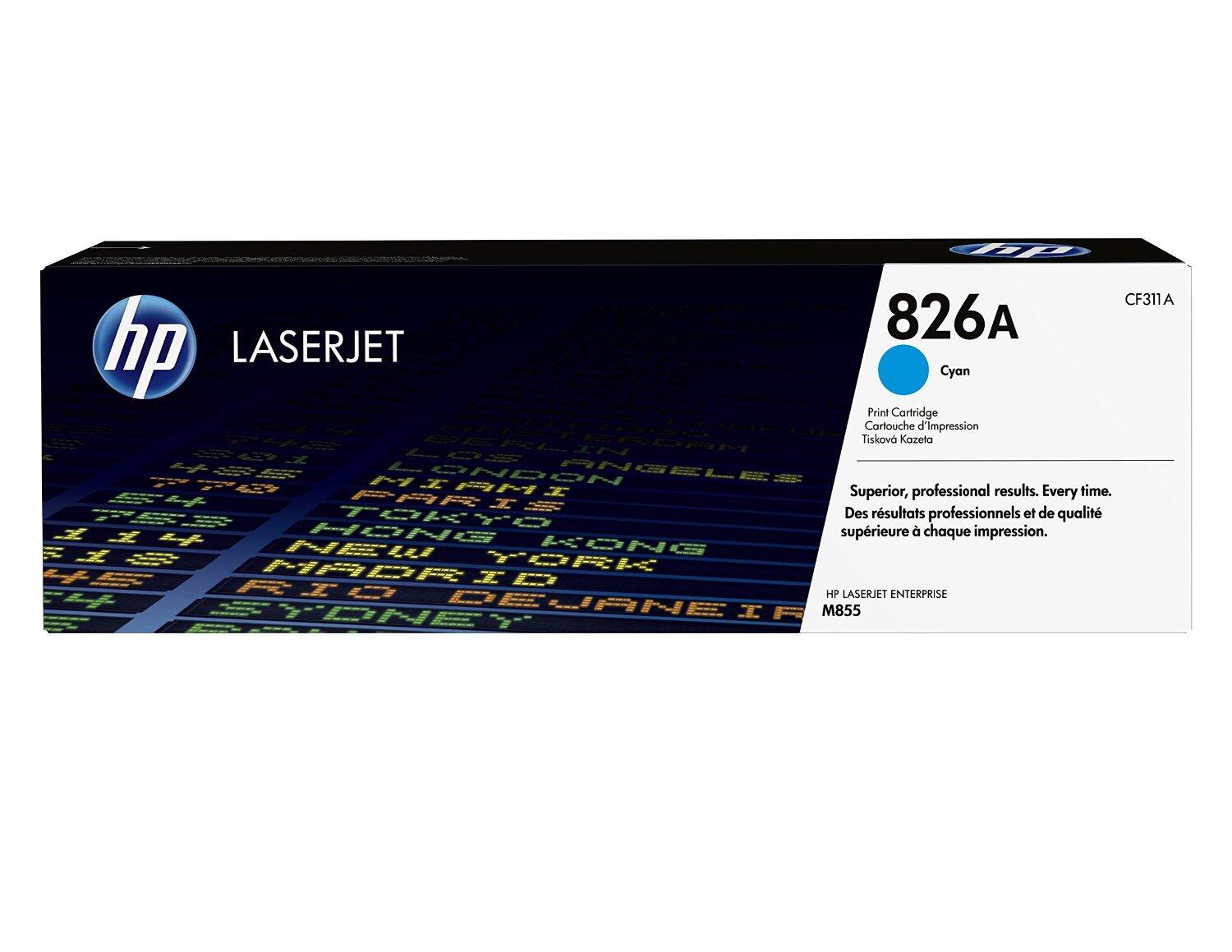 Toner cyan HP Original 826A 31 500 pages (CF311A)