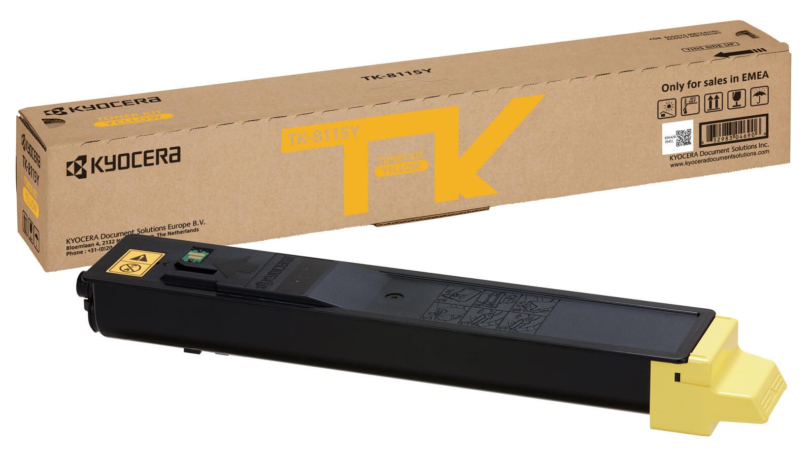 Cartouche de toner Kyocera Original TK-8115Y - jaune (1T02P3ANL0)