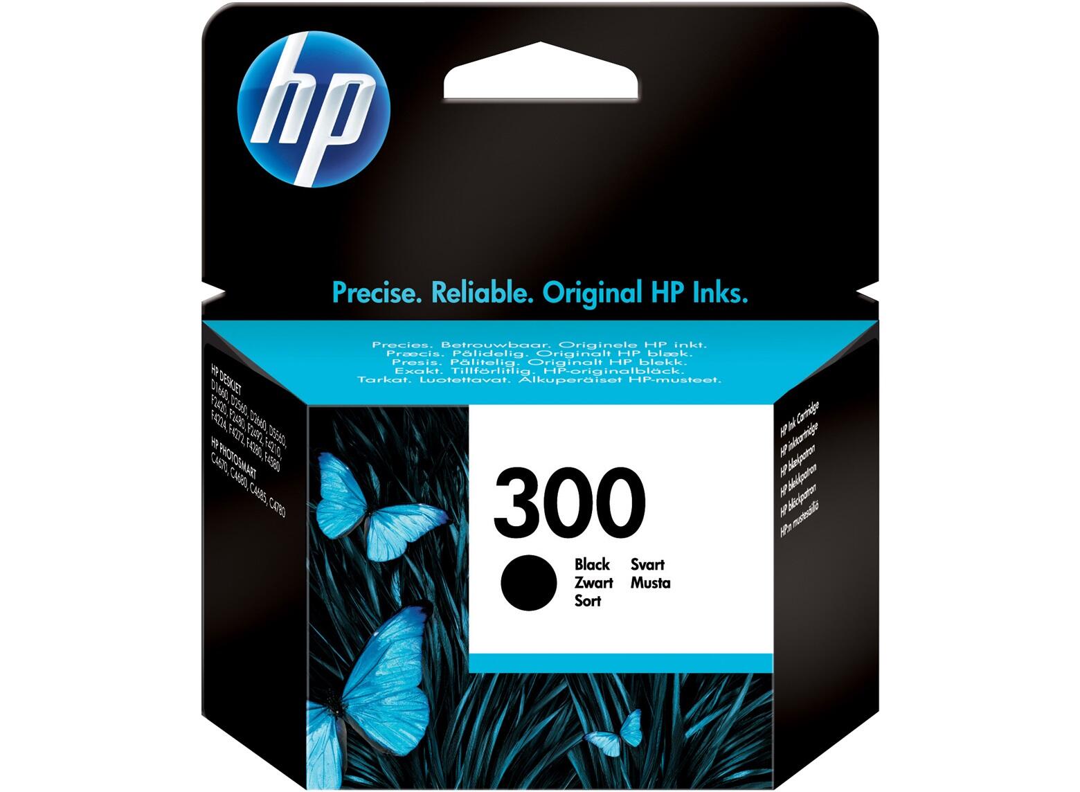 Cartouche d'encre HP 300 noire 200 pages 4 ml (CC640EE)