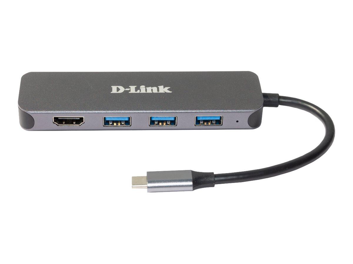 Hub USB-C 5-en-1 D-Link DUB-2333 avec HDMI et Power Delivery