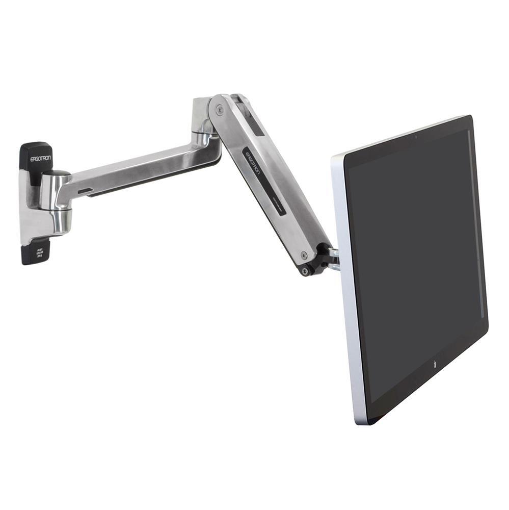 Ergotron LX HD - Bras mural assis-debout pour écran LCD jusqu'à 124,46 cm (49 pouces) - Aluminium