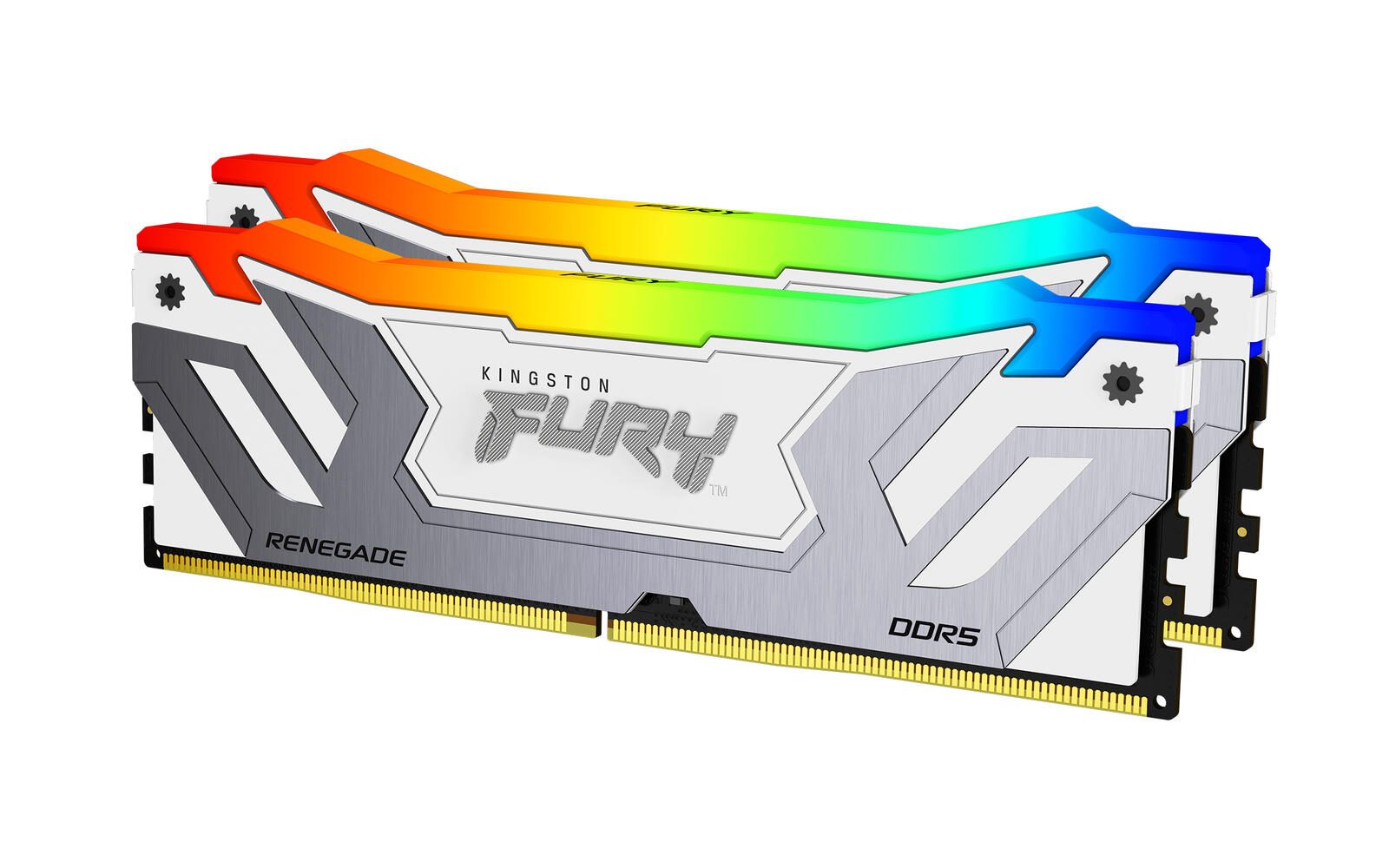 Kingston FURY™ Renegade RGB Kit - 48 Go, ECC intégré 2x 24 Go, DDR5-8400, CL40-52-52
