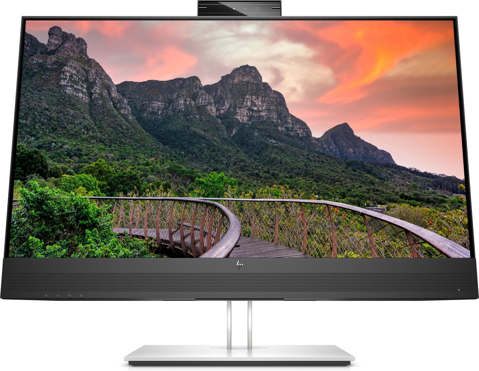 Moniteur de conférence HP E27m G4 68,58 cm (27 pouces) QHD, IPS, 5 ms, HDMI, DisplayPort, USB, Webcam, 75 Hz