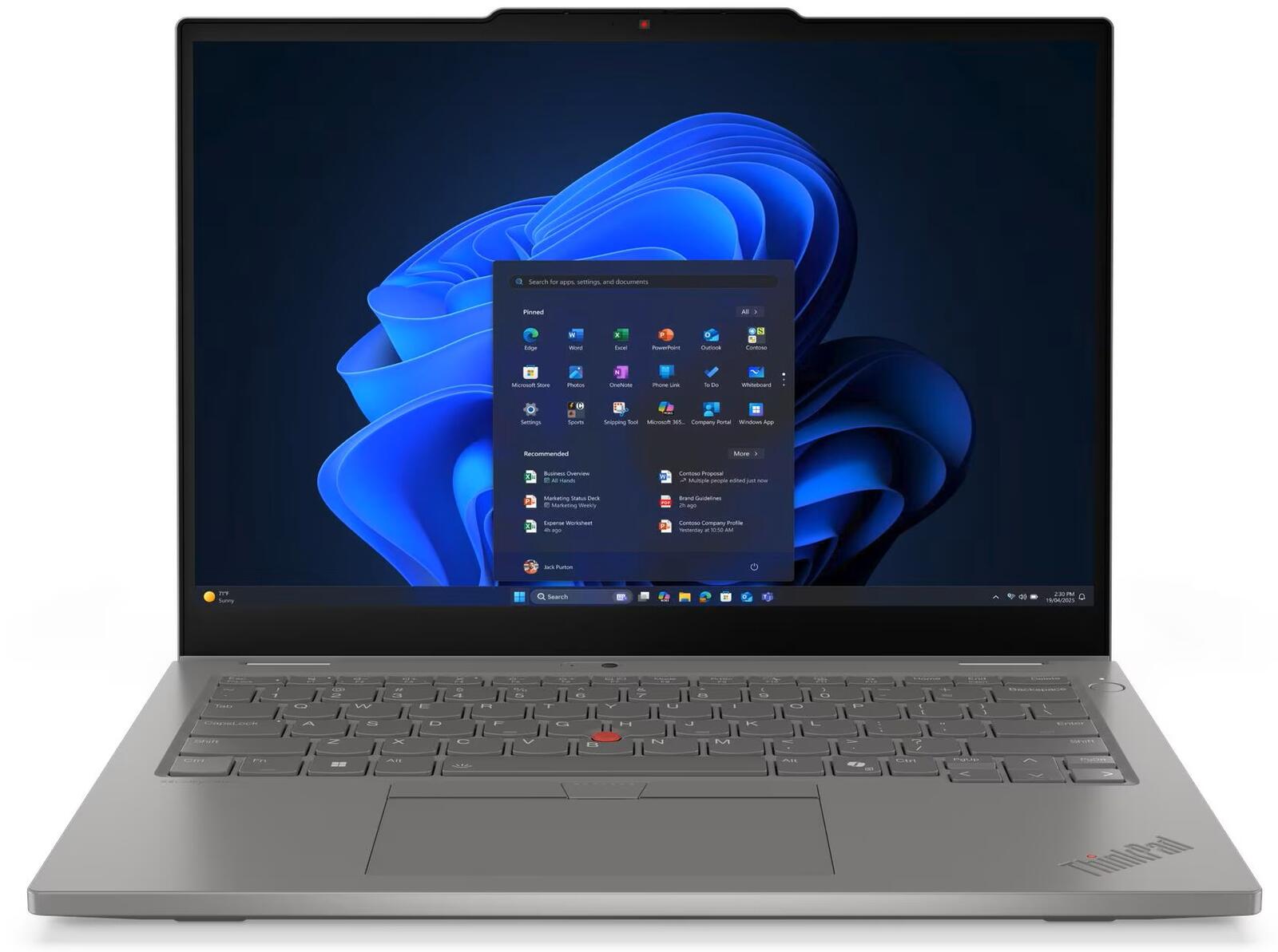 Ordinateur portable 2-en-1 Lenovo ThinkPad L13 Gen 6 Intel Core Ultra 5 225U 33,8 cm (13,3") 16 Go RAM, 512 Go SSD, WUXGA, Windows 11 Pro