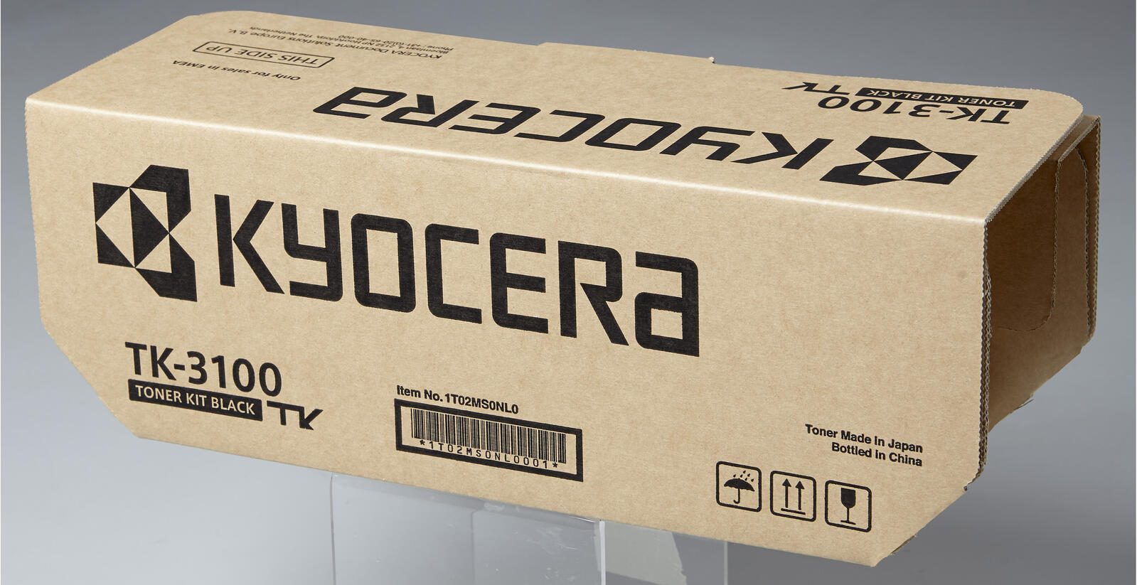 Toner Kyocera Original TK-3100 noir 12 500 pages (1T02MS0NL0) pour ECOSYS M3040dn, M3540dn, FS-2100D, 2100DN, 4100DN