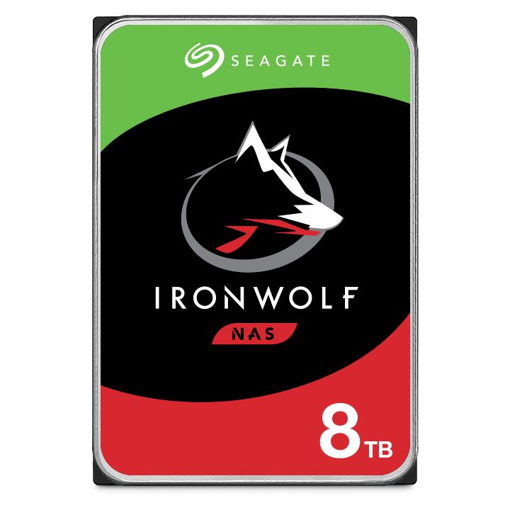 Disque dur Seagate IronWolf® NAS 8 To - 3,5" SATA 6Gb/s (ST8000VN004)