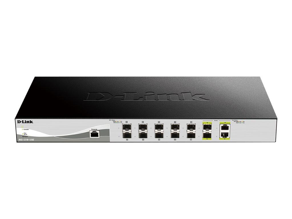 D-Link DXS-1210-12SC/E, Commutateur géré intelligent 10G SFP+ 12 ports