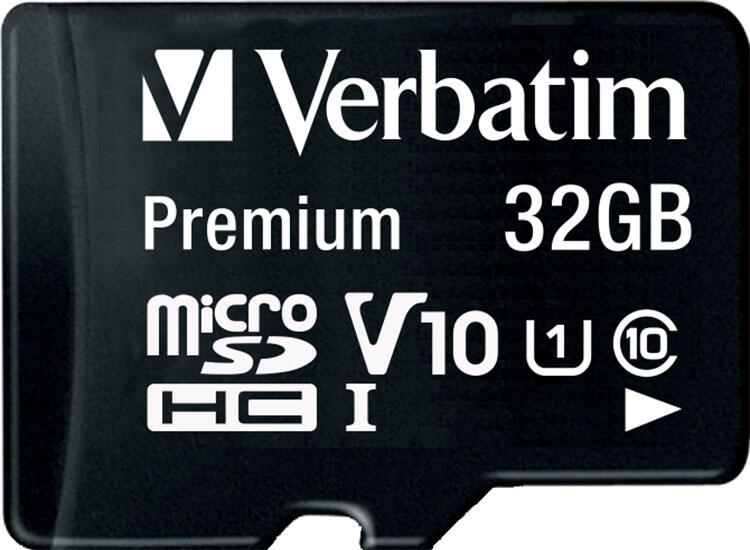 Verbatim microSDHC-Card 32GB 44083