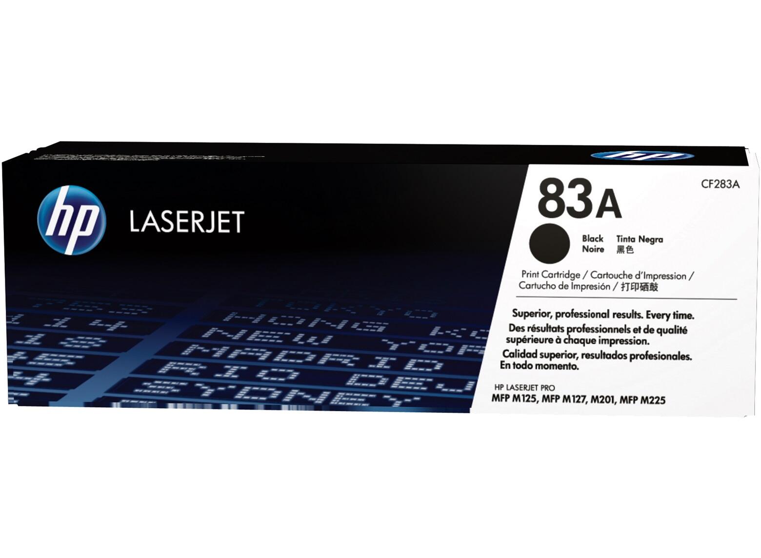 Cartouche de toner HP Original 83A Double Pack Noir 2 x 1 500 pages (CF283AD)