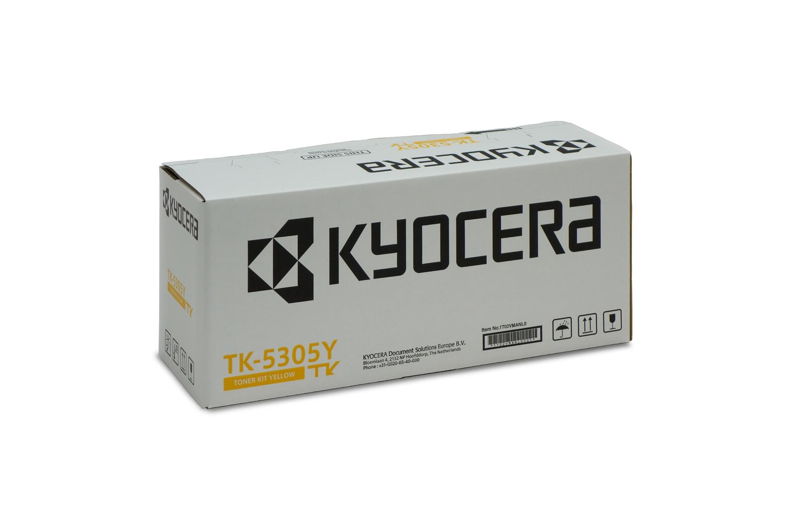 Cartouche de toner Kyocera Original TK-5305Y jaune 6.000 pages (1T02VMANL0) pour TASKalfa 350ci