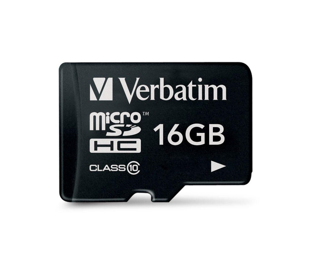 Verbatim microSDHC Card 16GB 44010