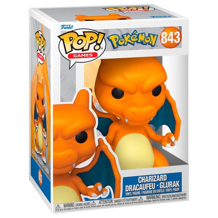 Funko Pop! Games Figur Pokémon Glurak #843 Vinyle, env. 9 cm