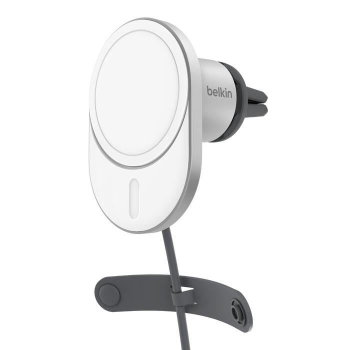 Belkin BoostCharge Pro 15 W - Chargeur sans fil Qi2 pour voiture avec adaptateur