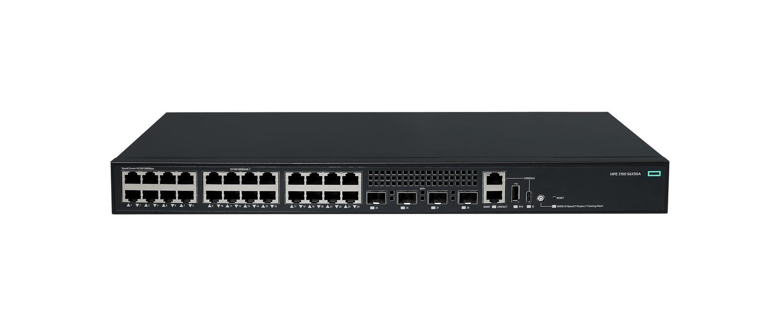 HPE Networking CW 2150 24 ports 10M/100M/1G 4 ports SFP+ 1G/10G Switch (S6X50A)