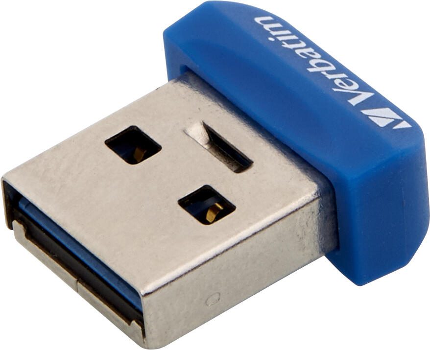 Verbatim Store 'n' Stay NANO Clé USB 3.0 64 Go - Bleu USB Typ-A 3.2 Gen 1 (3.1 Gen 1)