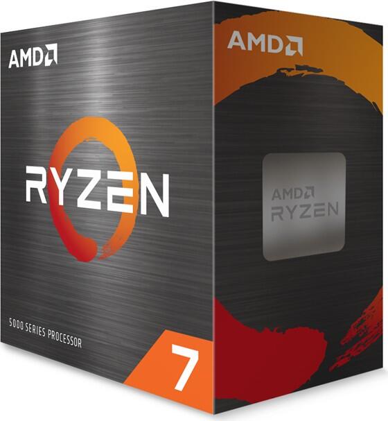 Processeur AMD Ryzen™ 7 5700X AM4 - 3,4 GHz, 8 cœurs, 16 threads, sans ventilateur (boîte) - Cache 32 Mo