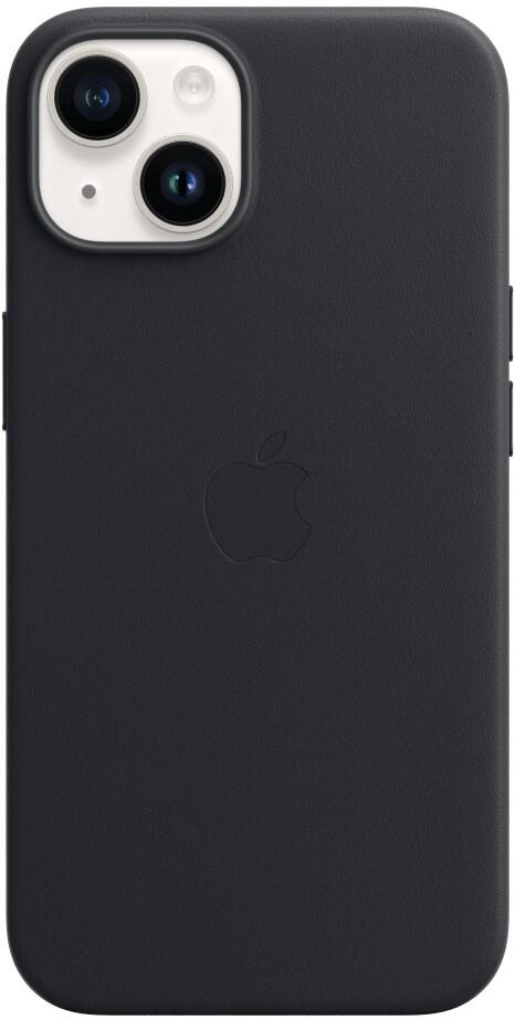 Étui en cuir Apple avec MagSafe pour Apple iPhone 14, Midnight