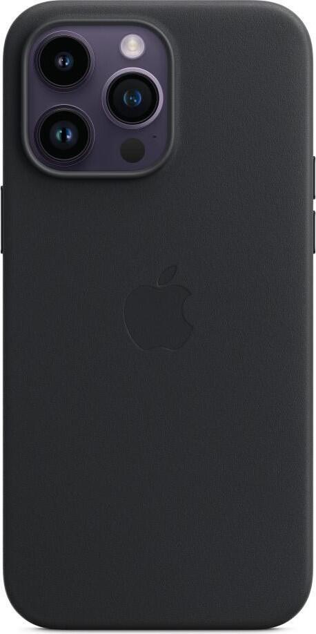 Étui en cuir Apple avec MagSafe pour Apple iPhone 14 Pro Max, Minuit