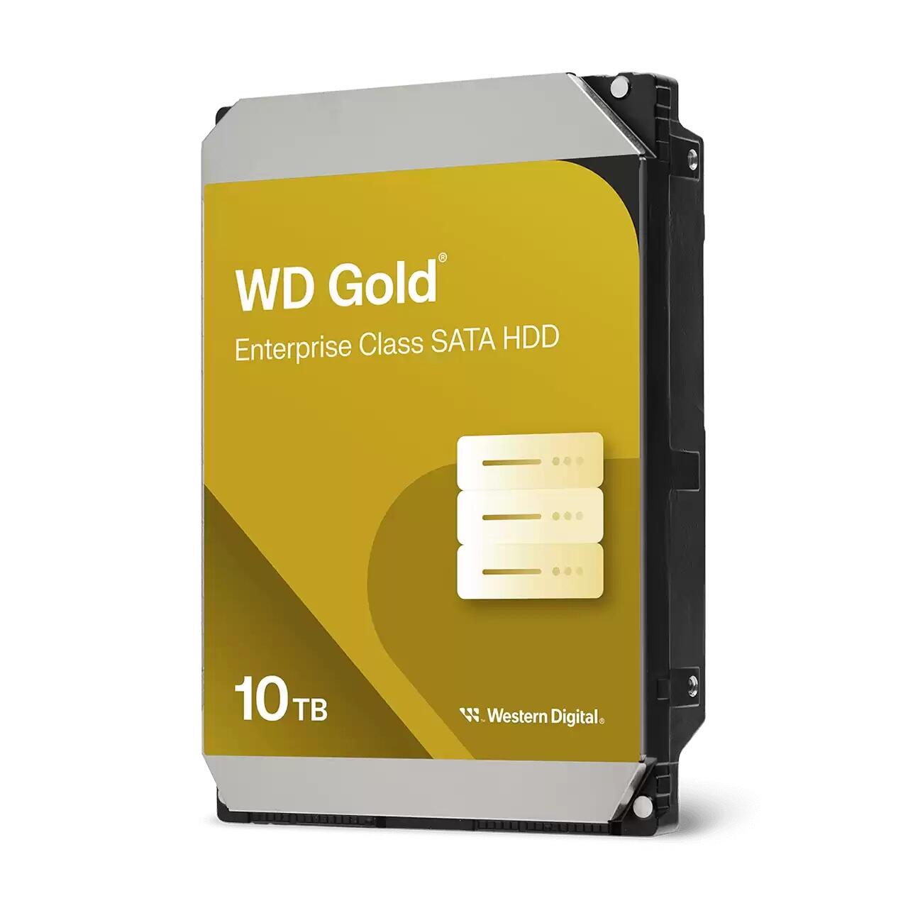 Disque dur WD Gold Enterprise Class - 10 To 512e, 3,5", SATA 6 Gb/s, 7200 tr/min, 512 Mo