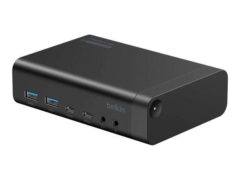 Station d'accueil universelle Belkin Connect 14-en-1 Dual Display 140W, noir