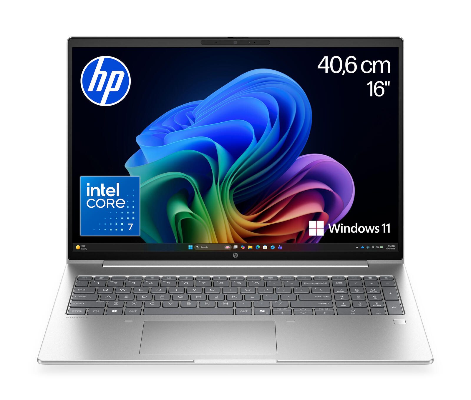HP ProBook 4 G2i 16 Intel® Core™ 7 350 Ordinateur portable 40,6 cm (16") 32 Go RAM, 512 Go SSD, Intel® Graphics, WUXGA, Win11 Pro