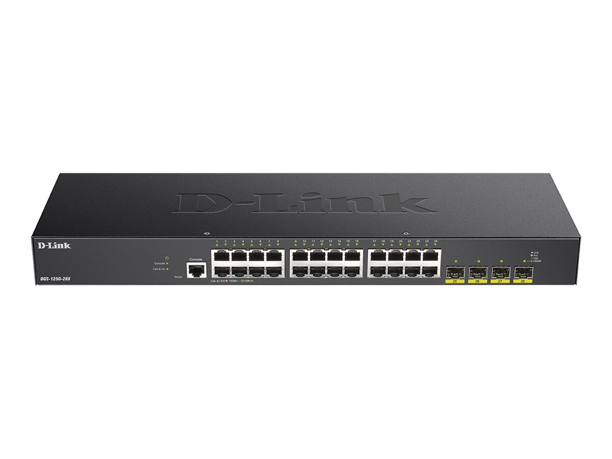 D-Link DGS-1250-28X/E, commutateur intelligent géré Gigabit 28 ports