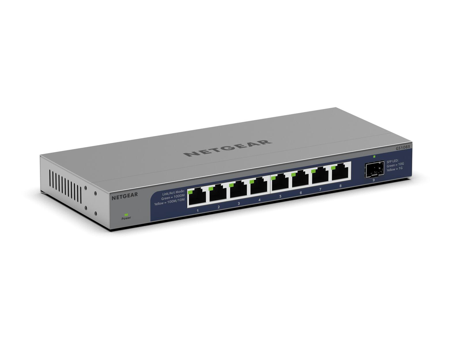 Netgear GS108X-100EUS Commutateur intelligent Ethernet Gigabit 8 ports avec 1 port SFP dédié