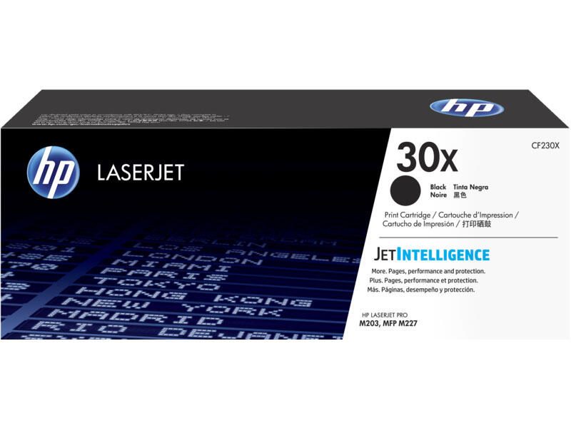 Cartouche de toner HP Original 30X Noir haute capacité 3500 pages (CF230X)