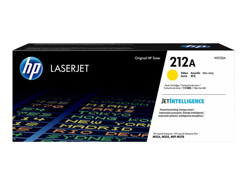 Cartouche de toner originale HP 212A - jaune (W2122A)