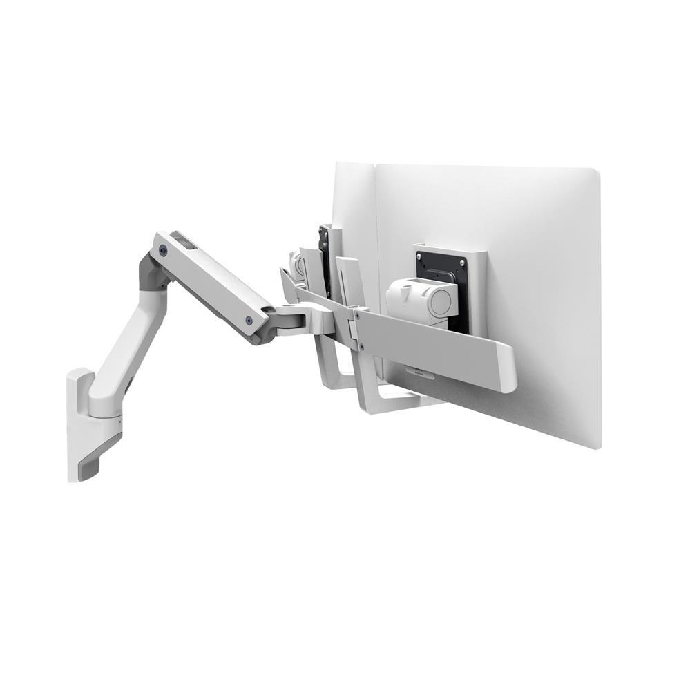 Support mural Ergotron HX pour deux écrans jusqu'à 81,28 cm (32 pouces) blanc
