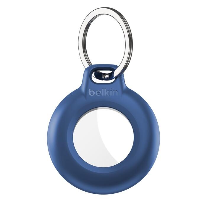 Belkin Secure Holder étanche avec porte-clés pour Apple AirTag, bleu