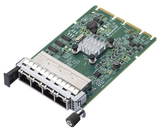 Adaptateur réseau Ethernet 4 ports Lenovo ThinkSystem, 1 Gbit/s, RJ-45, Broadcom 5719, OCP4XC7A08235