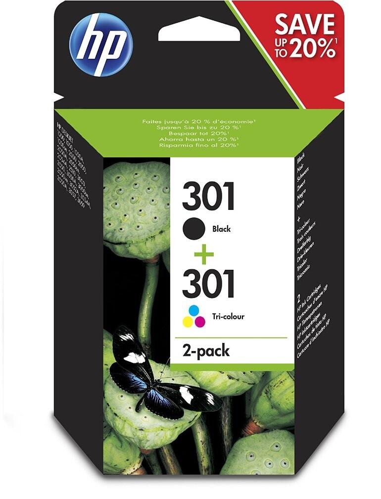 Cartouches d'encre HP Original 301 - Multipack (N9J72AE) cyan, magenta, jaune / noir