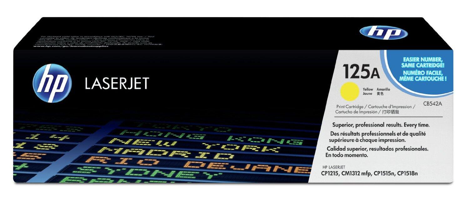 Cartouche de toner HP Original 125A jaune 1 400 pages (CB542A)
