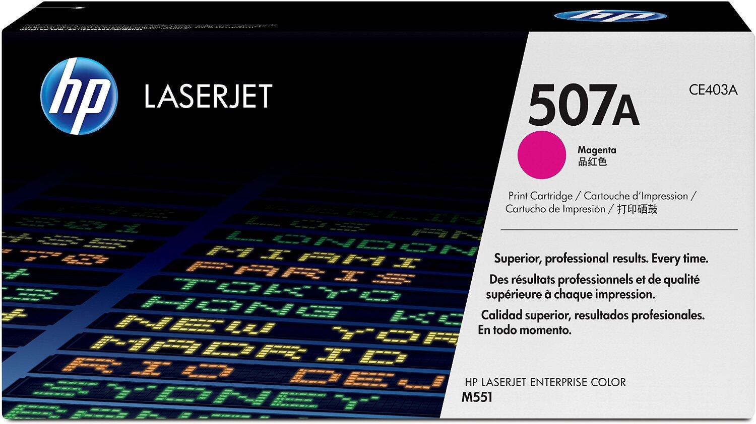 Cartouche de toner HP Original 507A magenta 6 000 pages (CE403A)