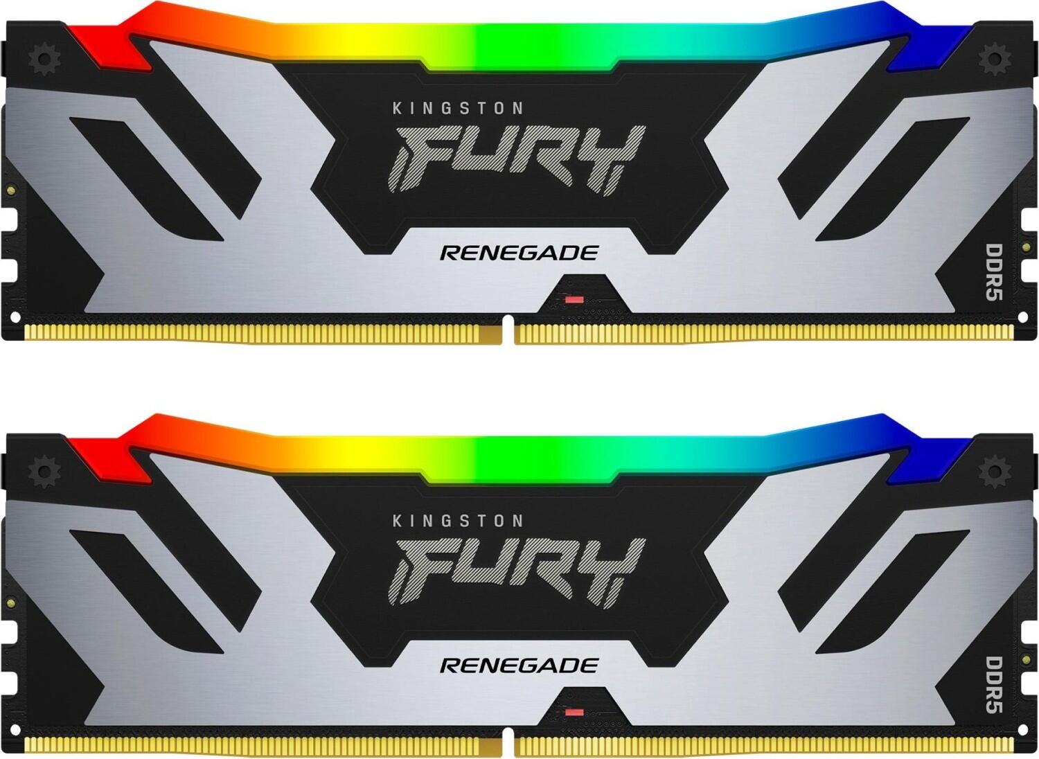Kit Kingston FURY Renegade RGB - 32 Go, on-die ECC 2x 16 Go, DDR5-6400, CL32-39-39
