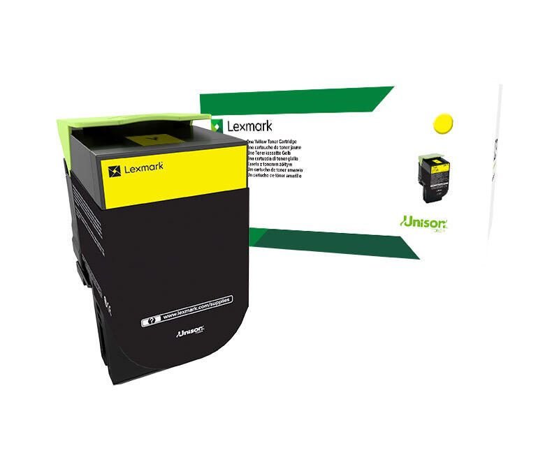Cartouche de toner jaune Lexmark Original (71B2HY0) pour CS417dn, CS517de, CX417de, CX517de