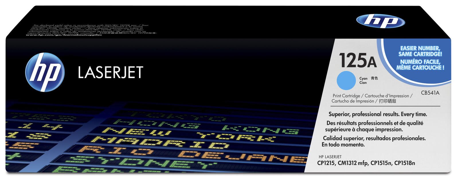 Cartouche de toner HP Original 125A cyan 1 400 pages (CB541A)