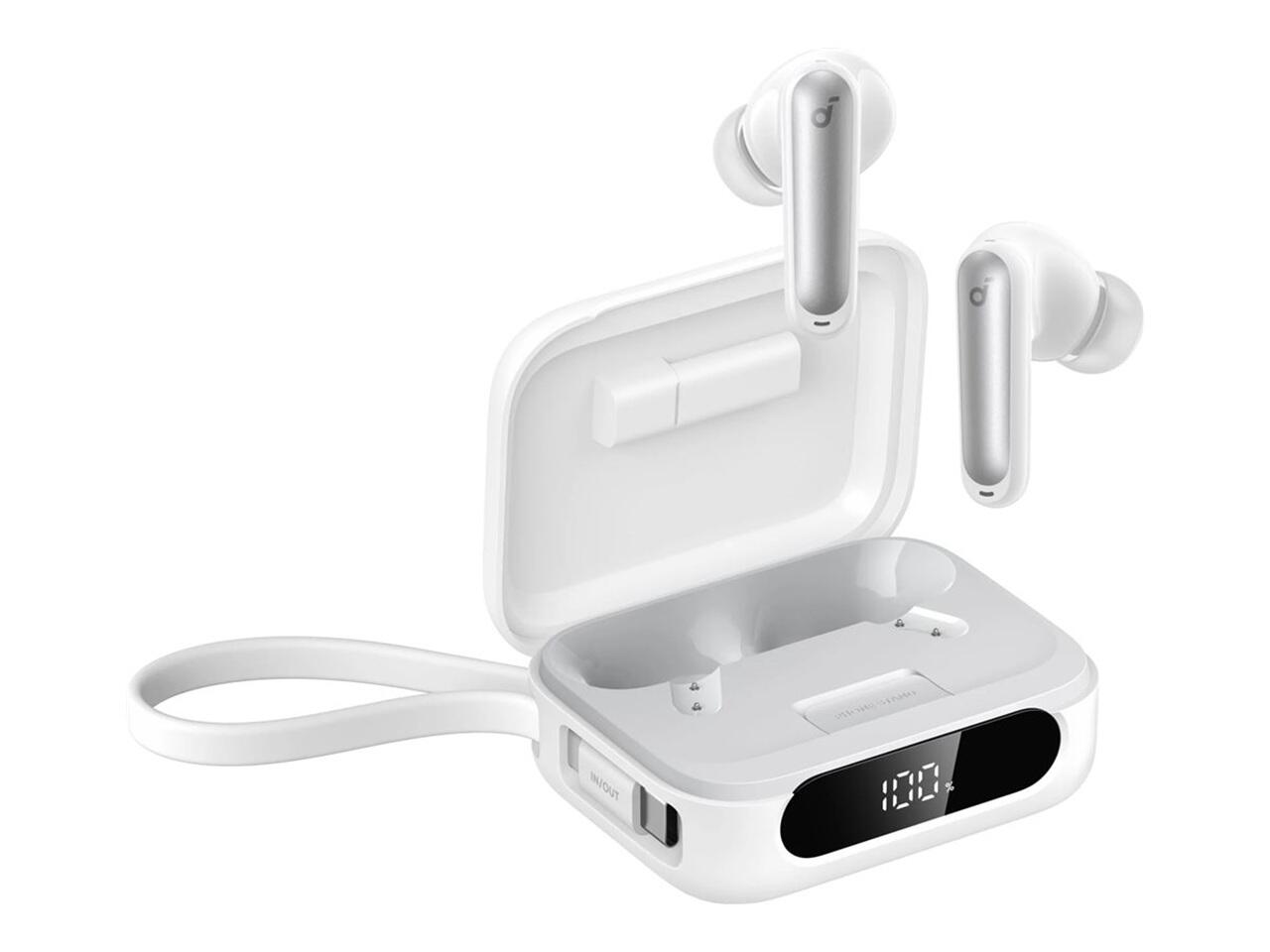 Anker Soundcore P41i (MFi), blanc Écouteurs intra-auriculaires, Bluetooth, avec batterie intégrée (câble USB-C)