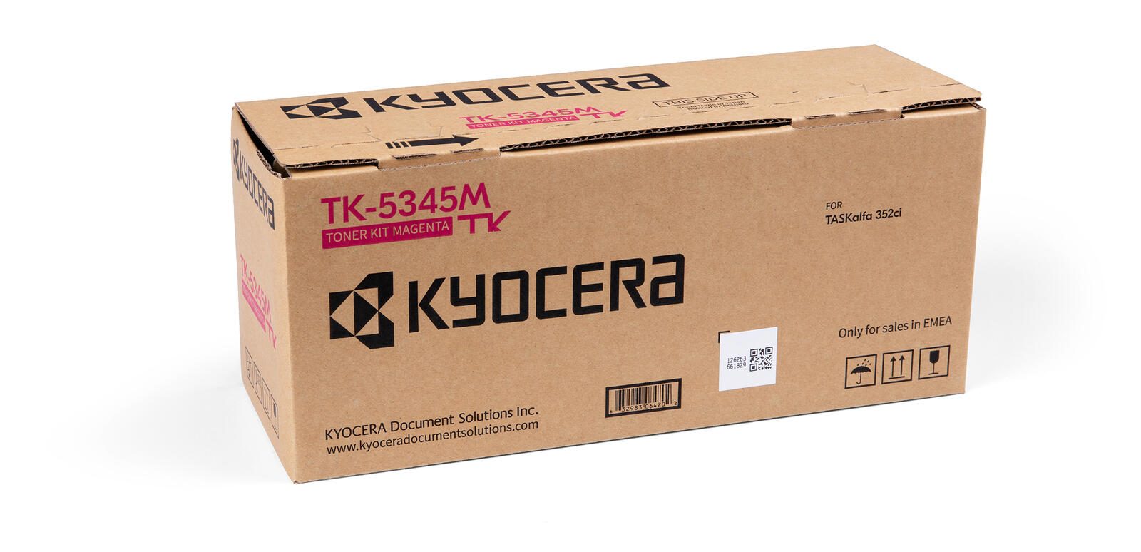 Cartouche de toner cyan Kyocera Original TK-5345C - 9 000 pages (1T02ZLCNL0)