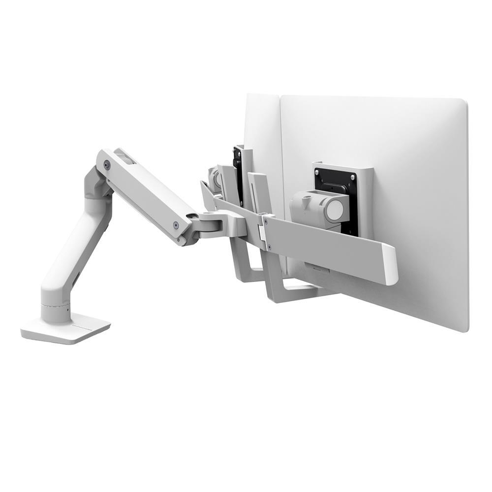 Support mural Ergotron HX pour deux écrans jusqu'à 81,28 cm (32 pouces) blanc
