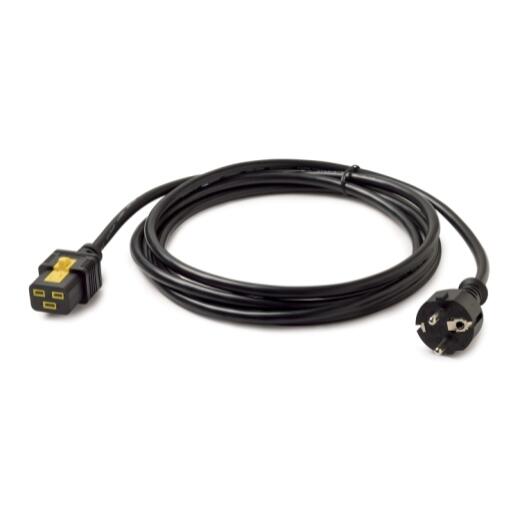 Câble d'alimentation APC AP8755 avec verrouillage - C19 vers CEE/7 Schuko, 3,0 m